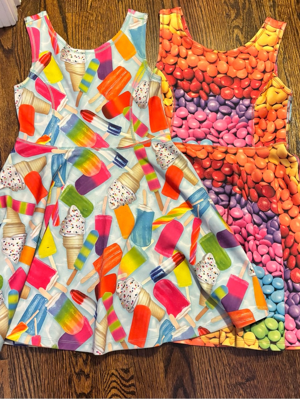 Set of 2–The Children's Place Candy Themed Dresses Girls Size 7/8